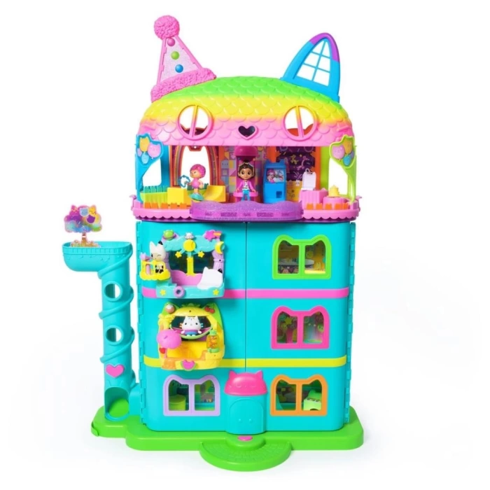 Nessiworld 70742 Gabbys Dollhouse Festival Evi Eğlenceli Müzikli Oyun Seti 63 cm -Spinmaster