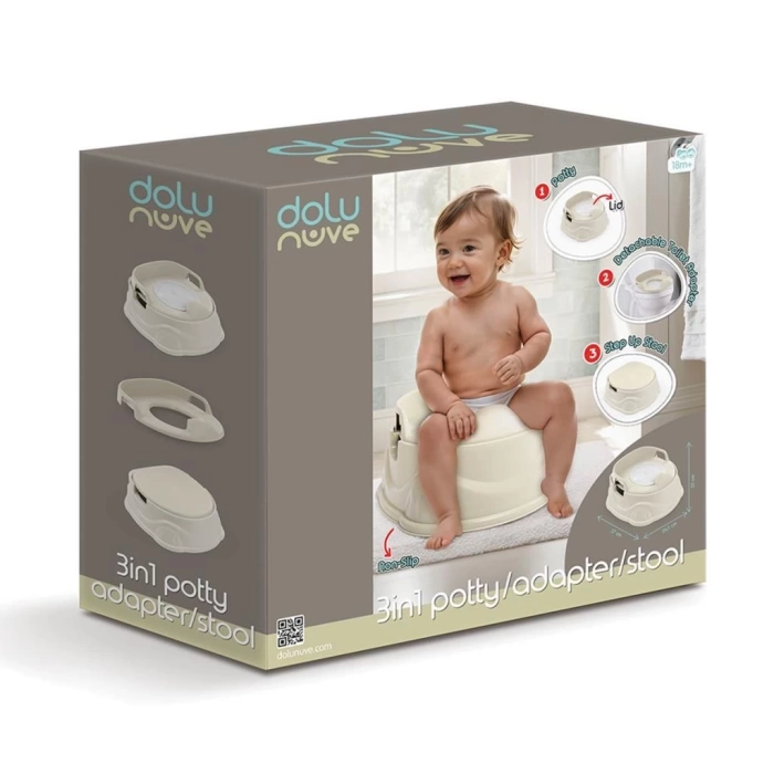 Nessiworld  7182 Lazımlık Adaptör Basamak Relax Bej -Dolu Oyuncak