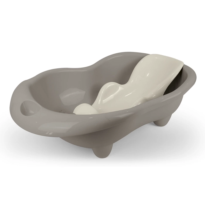 Nessiworld 7270 HİPPO OYUNCAK BEBEK YIKAMA KÜVETİ VE DESTEĞİ STONE GRİ