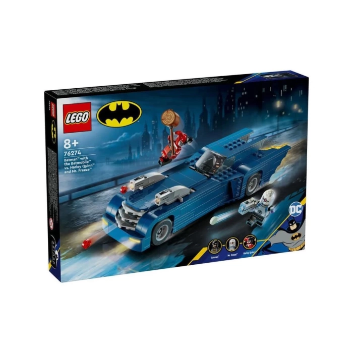 Nessiworld 76274 Lego Marvel Batmobile Batman Harley Quinn ve Mr. Freeze 435 parça +8 yaş