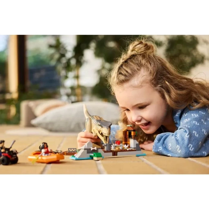 Nessiworld 76975 Lego Jurassic World T. rex Nehir Kaçışı 199 parça +5 yaş
