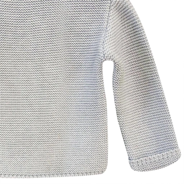 Nessiworld    AC24333 Basic Bebe Ceket Grey Melange
