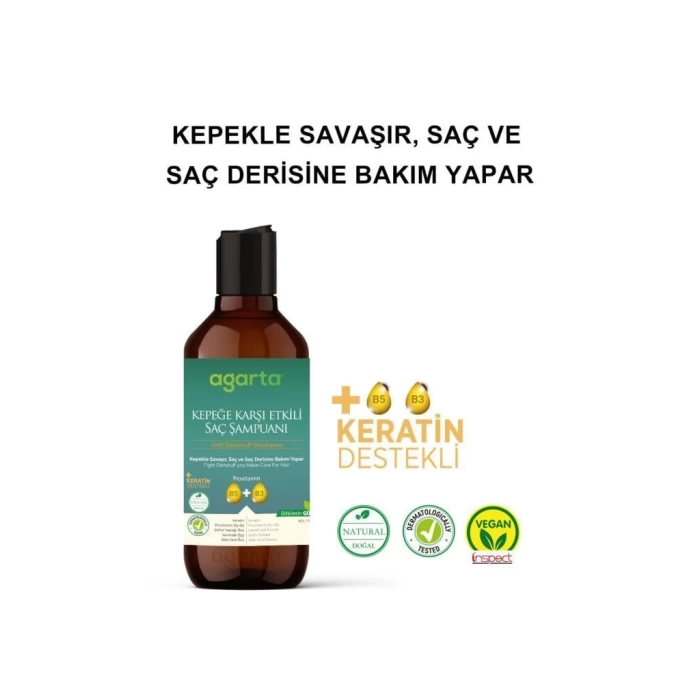 Nessiworld Agarta Doğal Kepeğe Karşı Şampuan 400 ml