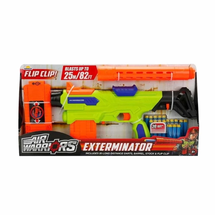 Nessiworld Air Warriors Exterminator Sünger Dart Atan Oyuncak