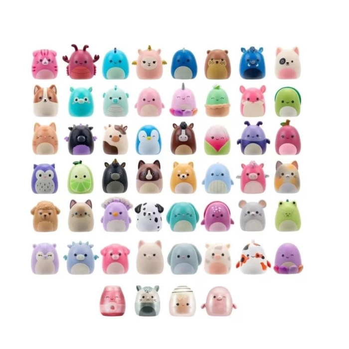 Nessiworld  AL0001-1 Squish-a-longs 2 Figür + Yüzük Sürpriz Paket 24lü Display  Seri 1