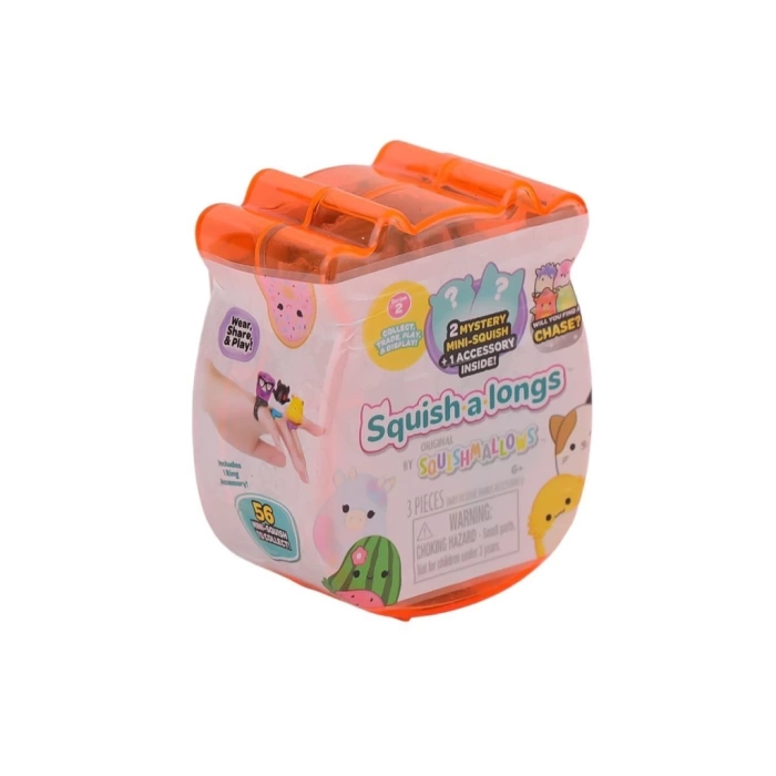 Nessiworld AL0001 Squish a longs 2 Figür + Yüzük Sürpriz Paket Seri 2