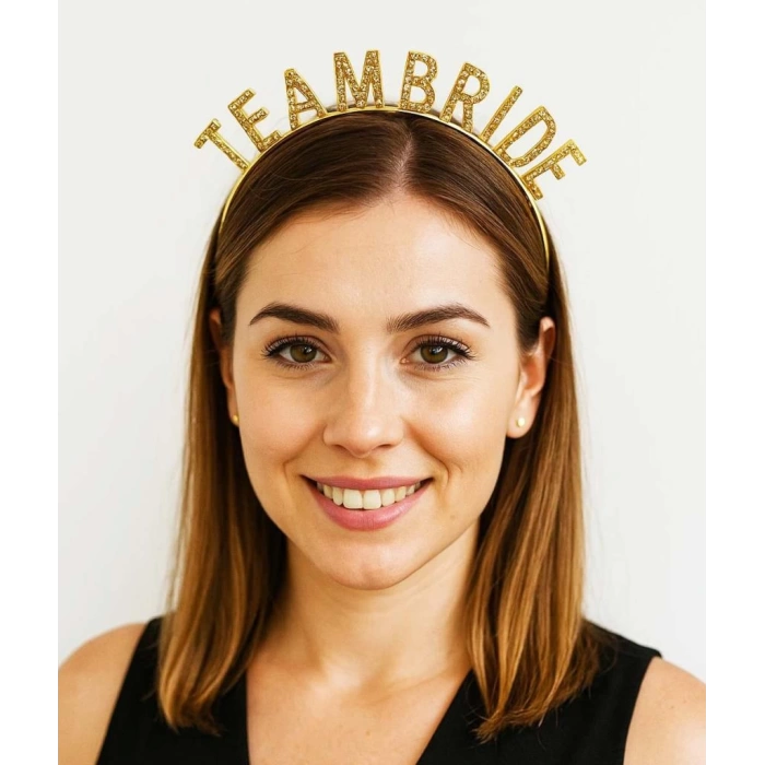 Nessiworld  Altın Renk Team Bride Taç – Gelin ve Nedime Tacı