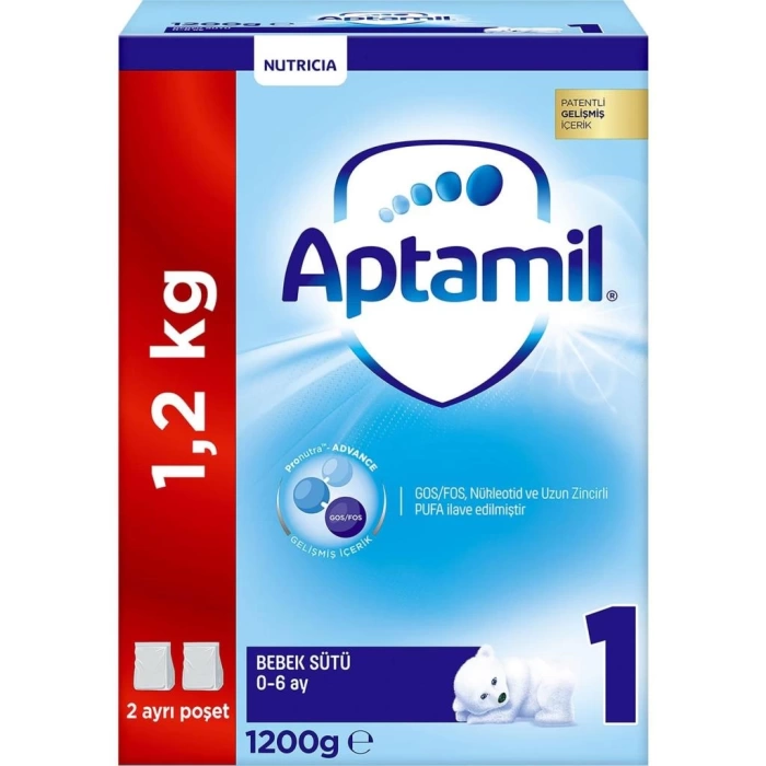 Nessiworld  Aptamil Bebek Sütü Maması No1 0-6 Ay 1200 Gr