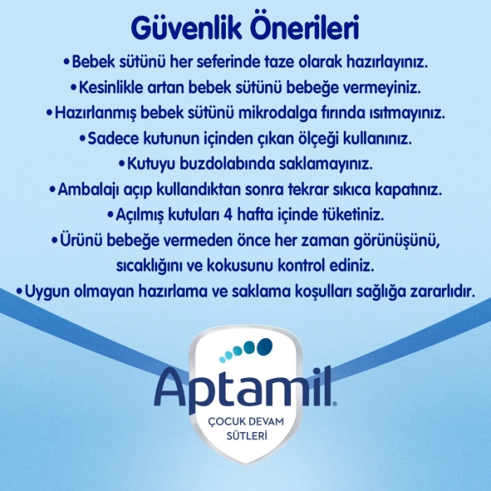 Nessiworld Aptamil Bebek Sütü Maması No1 0-6 Ay 800 Gr