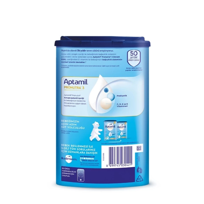 Nessiworld Aptamil Devam Sütü Maması No3 9-12 Ay 800 Gr