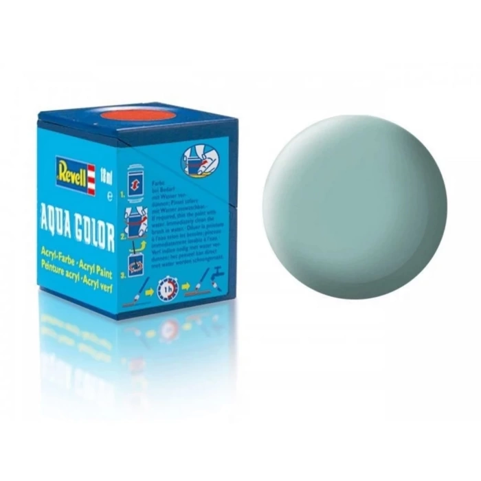 NessiWorld Aqua Color Light Blue - Mat Boya- 18 ml