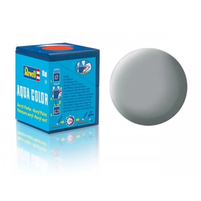 NessiWorld Aqua Color Light Grey - Mat Boya- 18 ml