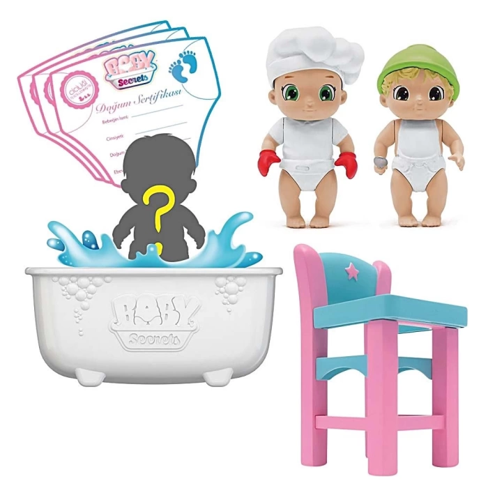 Nessiworld Baby Secrets Sürpriz Figür ve Bebek Arabası Seti