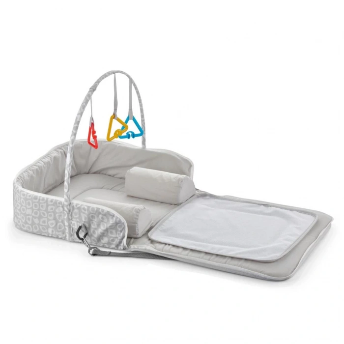 Nessiworld  BabyJem Babynest Çanta 771 Gri Kare