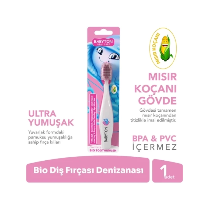 Nessiworld Nessiworld Babyton Bio Ultra Yumuşak Çocuk Diş Fırçası Denizanası