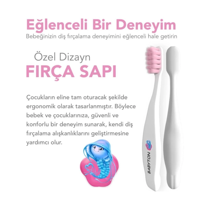 Nessiworld Nessiworld Babyton Bio Ultra Yumuşak Çocuk Diş Fırçası Denizanası