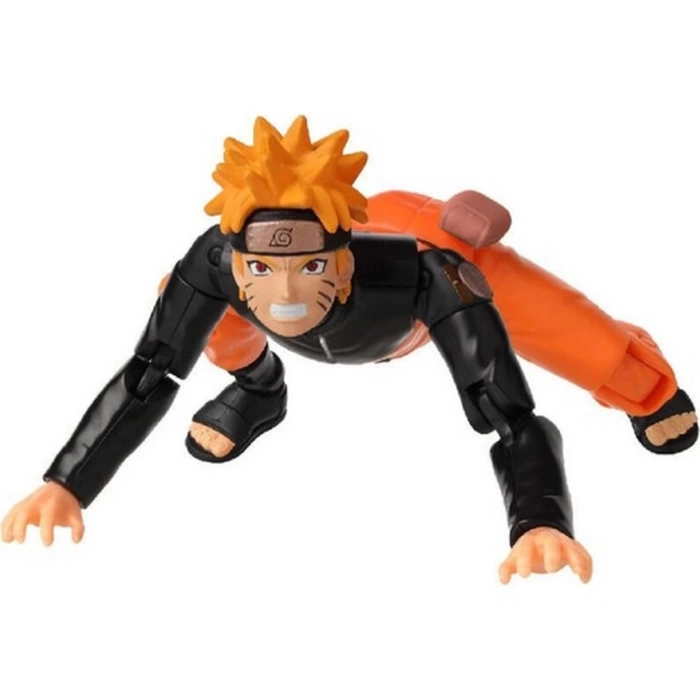 NessiWorld Bandai Naruto Anime Heroes Naruto Uzumaki Figür ve Aksesuar Seti 16 cm