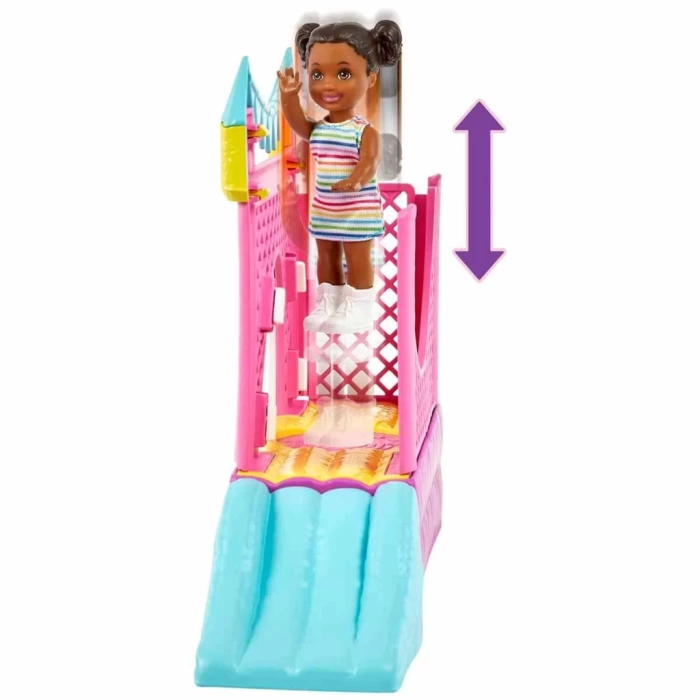 Nessiworld Barbie Bebek Bakıcısı Skipper Oyun Evi Seti HHB67