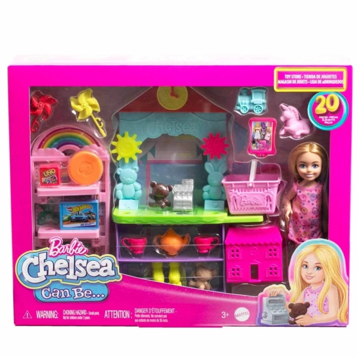 Nessiworld Barbie Chelsea Oyuncak Dükkanı Oyun Seti HNY59