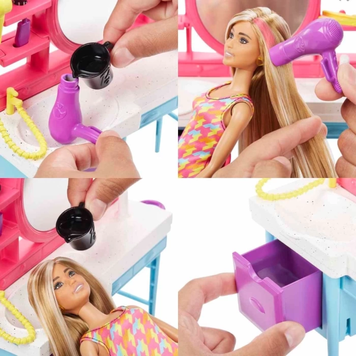 Nessiworld Barbie Muhteşem Kuaför Oyun Seti HKV00