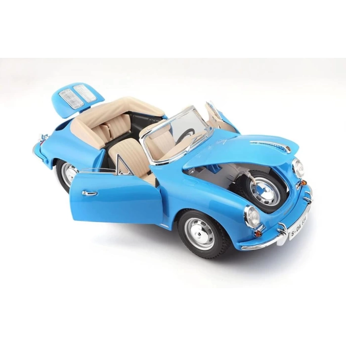 Nessiworld Bburago 1:18 Porsche 356B Cabriolet 1961 Model Araba