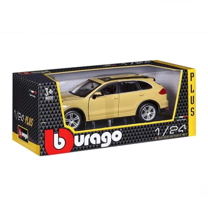 Nessiworld Bburago 1:24 Porsche Cayenne Turbo Plus Sarı Model Araba