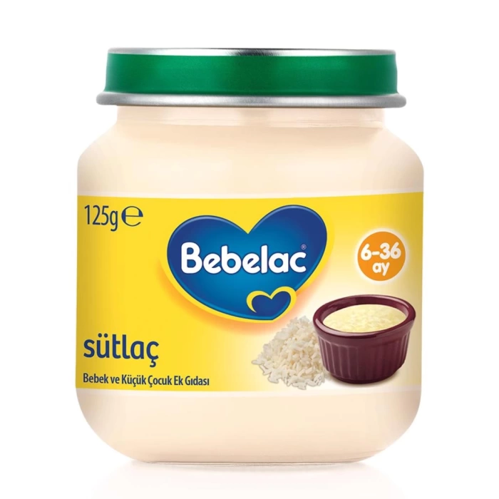 Nessiworld Bebelac Sütlaç Kavanoz Maması 125 Gr