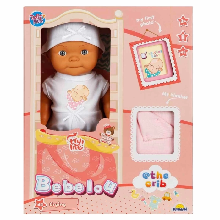 Nessiworld Bebelou Sesli Hoş Geldin Bebeği 30 cm