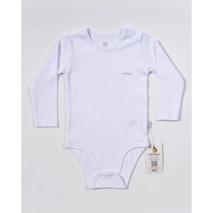 Nessiworld Bebengo BU4020 Basıc Uzun Kol Body Beyaz