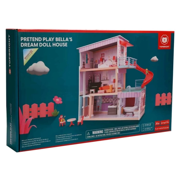 Nessiworld Bellanın Rüyası Tahta Oyun Evi