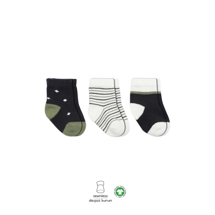 Nessiworld  Bistyle 3Lü Penye Erkek Soket Çorap BS10111 Antrasit