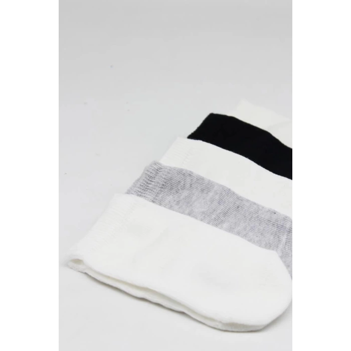 Nessiworld Bistyle 5li Penye Soket Kutulu Basic Çorap 10131 Gri