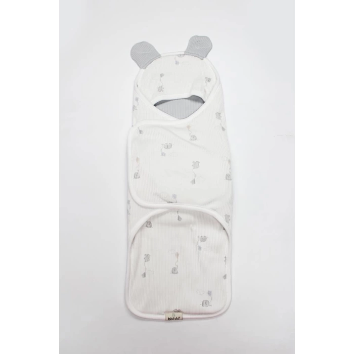 Nessiworld Bistyle Flying Elephant Organik Bel Destekli Kundak 75102 Ekru Gri