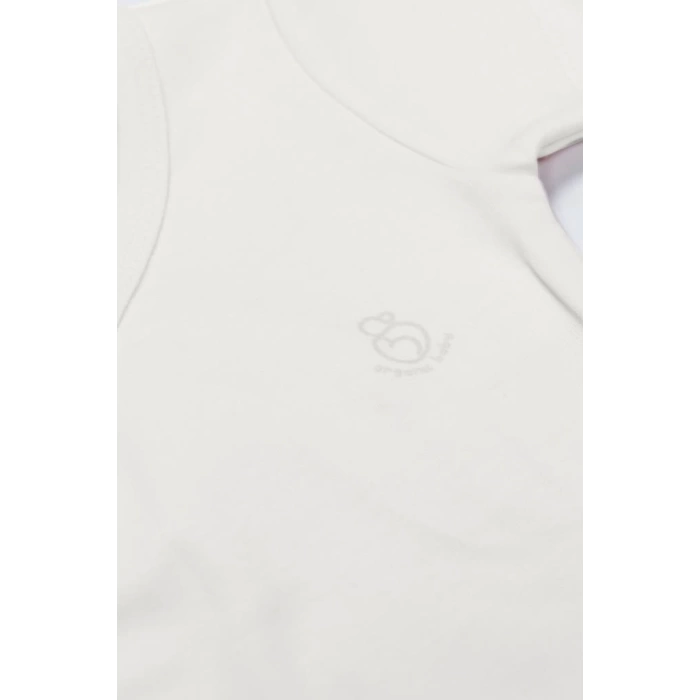 Nessiworld Bistyle Organik Natural Basic Style Kruvaze Uzun Kol Body BS17102 Ekru