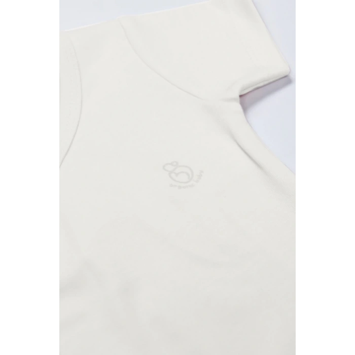 Nessiworld Bistyle Organik Natural Basic Style Kruvaze Yarım Kol Body BS17101 Ekru