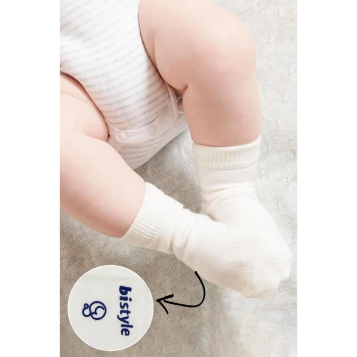 Nessiworld Bistyle Puanlı Kaymaz Penye Soket Çorap 3Lü BS10108 İndigo