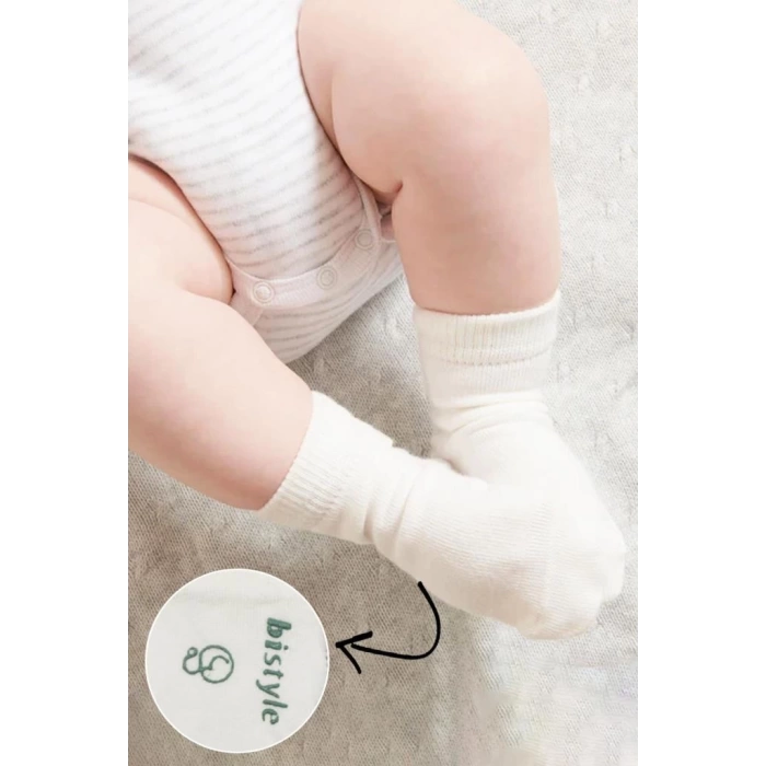 Nessiworld Bistyle Puanlı Kaymaz Penye Soket Çorap 3Lü BS10108 Nil