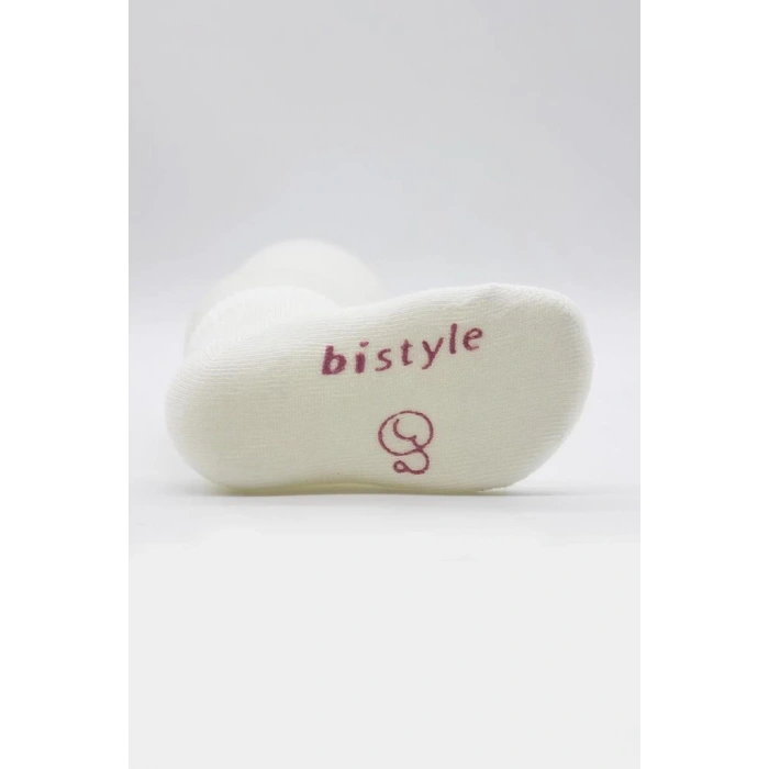 Nessiworld Bistyle Puanlı Kaymaz Penye Soket Çorap 3Lü BS10108 Pudra