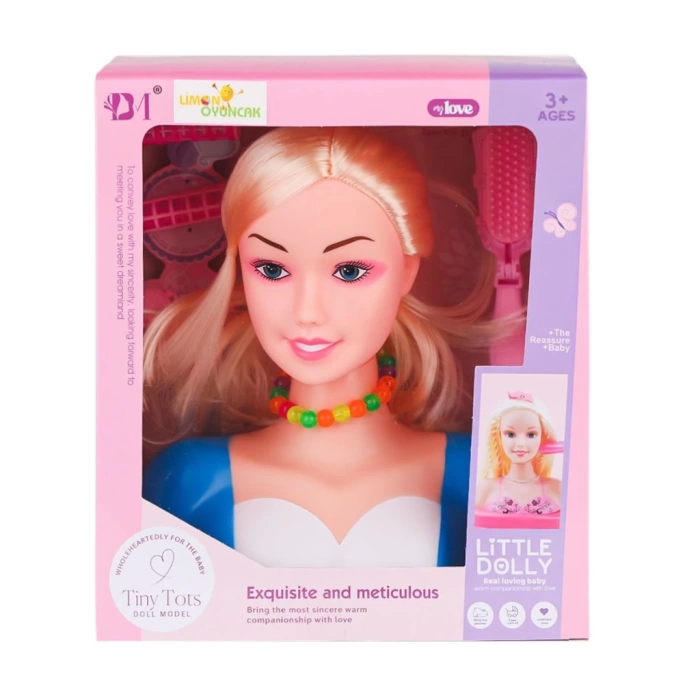 Nessiworld BM3319-1B Little Dolly Model Bebek Yüzü - Limon Oyuncak