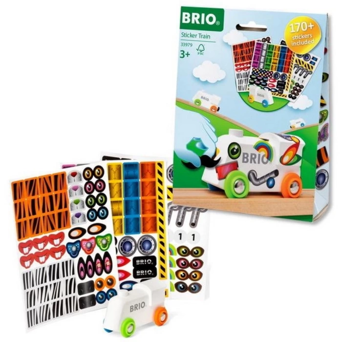 Nessiworld   Brio Sticker Yapıştırmalı Tren 33979