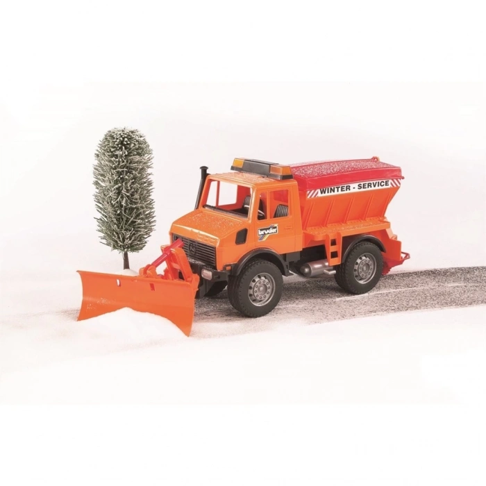 Nessiworld  Bruder Mercedes Benz Unimog Kar Temizleyici Ve Tuzlayıcı