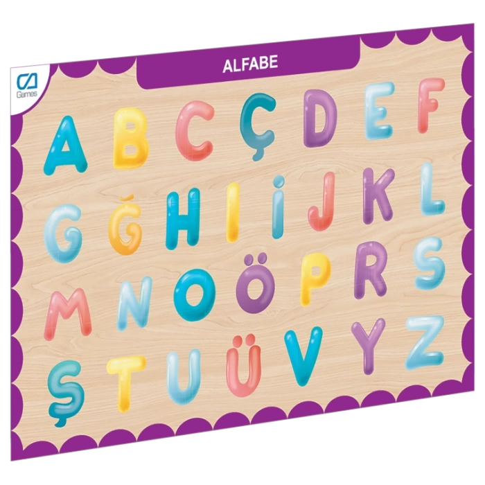 Nessiworld CAAHS-3208 CA GAMES AHŞAP ALFABE BUL-TAK