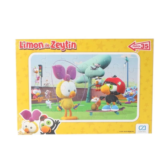 NessiWorld CAFRM-5082-5083 Limon ile Zeytin Frame Puzzle 35 Parça