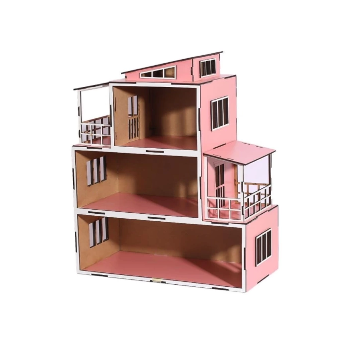 Nessiworld CCY00696 MEMO AHŞAP BEBEK EVİ NO 2