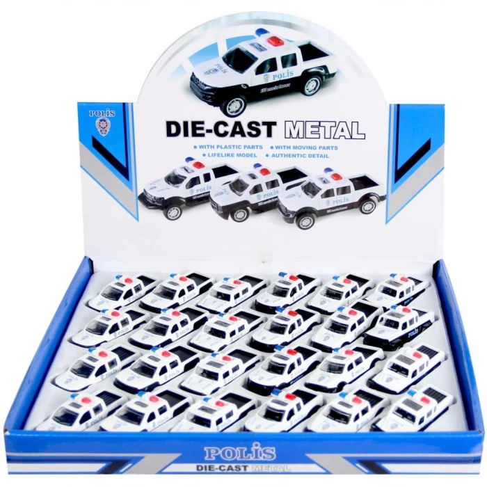 Nessiworld  Çek Bırak Metal Polis Pickup Aracı