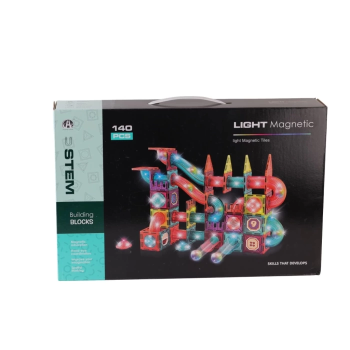 Nessiworld CH1228 MAGNETİC TİLES STAR DİAMOND LİGHT VERSİON 75 PARÇA