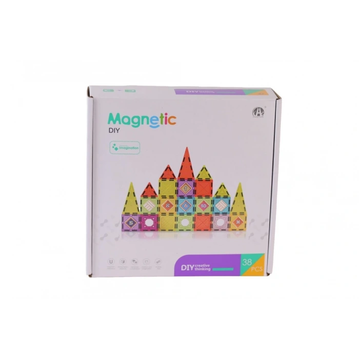 Nessiworld CH1308 MAGNETİC TİLES 38 PARÇA