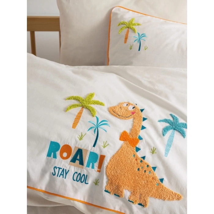 Nessiworld  Cotton Box Punch Nakışlı Bebek Nevresim Takımı Kiddo
