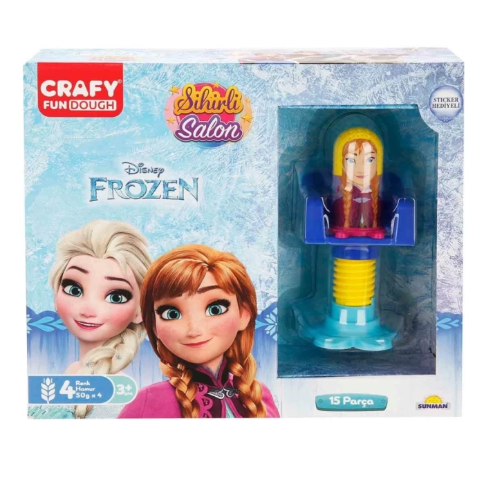 Nessiworld Crafy Frozen Sihirli Salon Oyun Hamur Seti 200 g 15 Parça