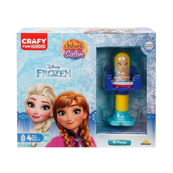 Nessiworld Crafy Frozen Sihirli Salon Oyun Hamur Seti 200 g 15 Parça